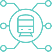 Transport connections symbol